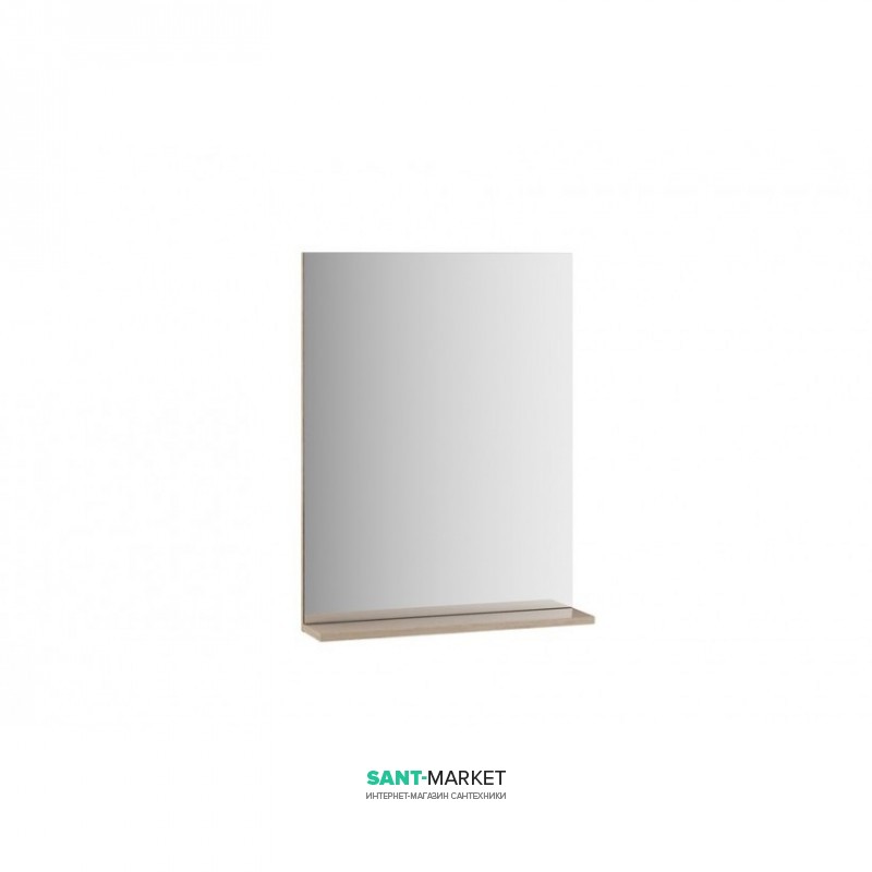 Дзеркало настінне Ravak Rosa II 600 з поличкою прямокутне береза ​​X000000931