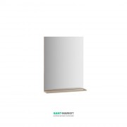 Дзеркало настінне Ravak Rosa II 600 з поличкою прямокутне капучино X000000932