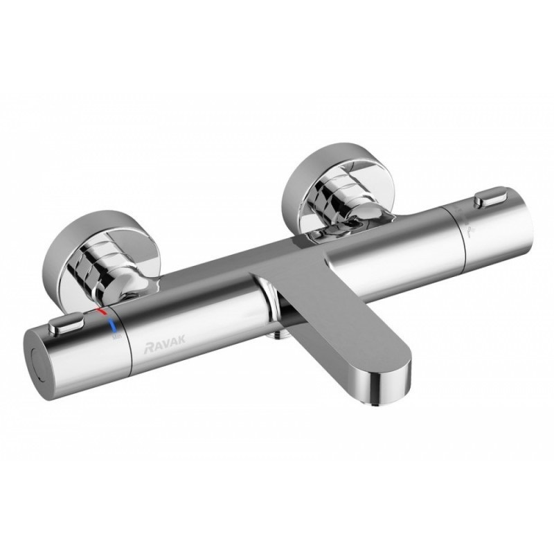 Термостатический смеситель для ванны Ravak Termo 300 TE 023.00/150 двухвентильный латунь хром X070097
