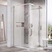 Душовий куточок квадратний Ravak Blix Slim BLSRV2-80 профіль полірований алюміній скло transparent X1LM40C00Z1