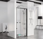 Дверь душевая прямоугольная Ravak Pivot PDOP1-80 профиль черный стекло transparent 03G40300Z1