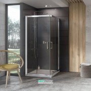 Душевой уголок квадратный Ravak 10° 10RV2-90 белый профиль стекло transparent 1ZI70100Z1