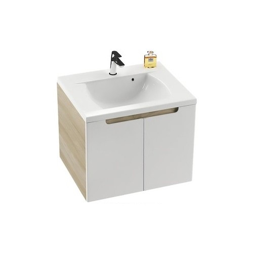 Тумба под раковину подвесная Ravak Classic SDD 600 ДСП/МДФ латте/белый X000001087