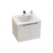 Тумба под раковину подвесная Ravak Classic SDD 600 ДСП/МДФ латте/белый X000001087