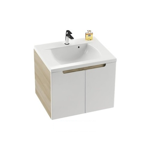 Тумба под раковину подвесная Ravak Classic SDD 700 ДСП/МДФ латте/белый X000001091