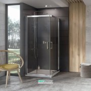 Душевой уголок квадратный Ravak 10° 10RV2-90 профиль полированный алюминий стекло transparent 1ZI70C00Z1