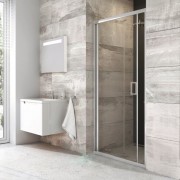 Душові двері складається Ravak Blix BLDZ2-80 профіль полірований алюміній скло transparent X01H40C00Z1