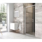 Душові двері складається Ravak Blix BLDZ2-90 профіль полірований алюміній скло transparent X01H70C00Z1