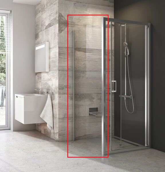 Стенка неподвижная для душевого уголка Ravak BLPSZ-80 профиль полированный алюминий стекло transparent X93H40C00Z1