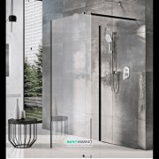 Душевой уголок  Ravak Walk In Corner-120/80 профиль черный стекло transparent GW1CG4300Z1