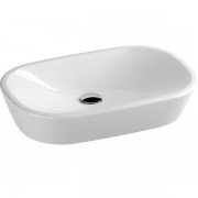 Раковина для ванної накладна на стільницю Ravak Ceramic 600 O без переливу кераміка біла XJX01160001