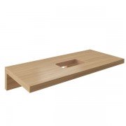 Столешница под раковину Ravak L 80 МДФ шпон дуб X000000833