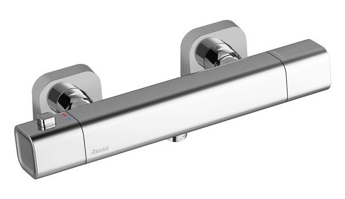 Термостатичний змішувач для душу Ravak 10 ° TD 033.00 / 150 двухвентильний латунь хром X070102