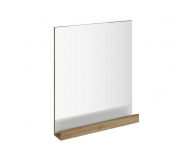 Дзеркало настінне прямокутне Ravak 10 ° 650 МДФ темний горіх X000000853