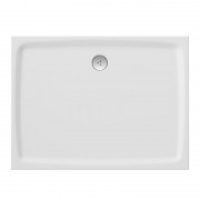 Душовий піддон з литого мармуру Ravak Gigant Pro 100x80 Flat прямокутний білий XA03G411010