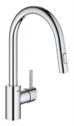 Смеситель для кухни Grohe Concetto с выдвижным изливом однорычажный латунь хром 31483002