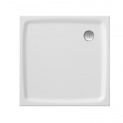 Душовий піддон з литого мармуру Ravak Perseus Pro-80 Flat квадратний білий XA034411010