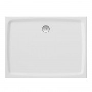 Душевой поддон из литого мрамора Ravak Gigant Pro 100x80 Flat прямоугольный белый XA03G411010