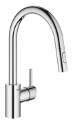 Змішувач для кухні Grohe Concetto з висувним виливом змішувач латунь хром 31483002