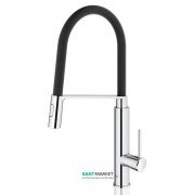 Смеситель для кухни Grohe Concetto однорычажный с профессиональной лейкой хром/черный 31491000