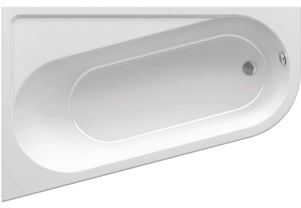 Ванна акриловая асимметричная Ravak Chrome 160x105 L левая белая CA51000000