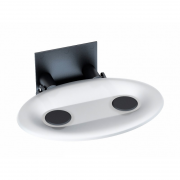 Сидіння для душа Ravak OVO-P опал / чорний B8F0000043