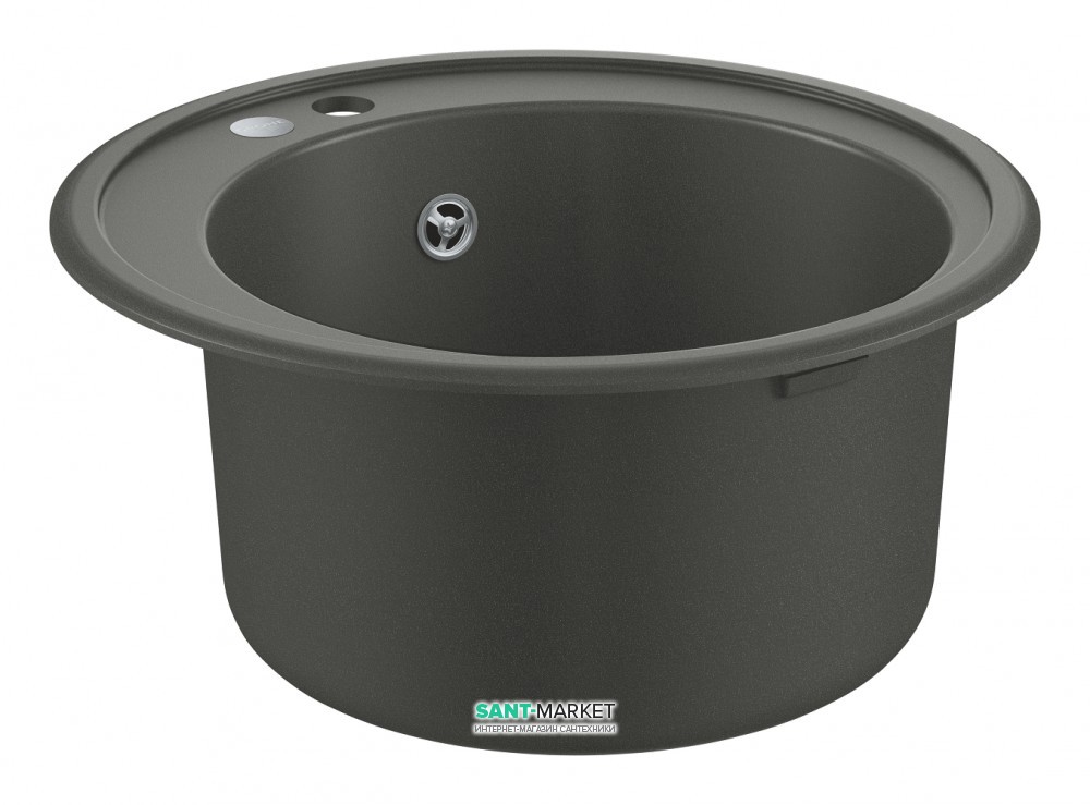 Мийка для кухні кругла композитна Grohe K200 50-C 51 1.0 сірий граніт 31656AT0