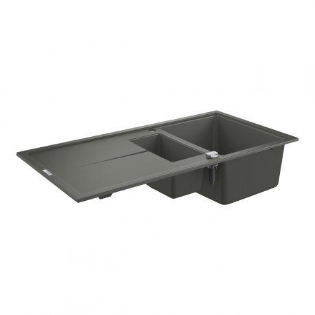 Мойка для кухни прямоугольная композитная Grohe K400 60-C 100/50 1.5 серый гранит 31642AT0