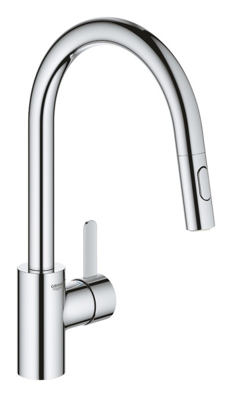 Смеситель для кухни Grohe Eurosmart Cosmopolitan однорычажный с выдвижным изливом латунь хром 31481001