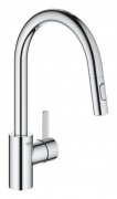 Смеситель для кухни Grohe Eurosmart Cosmopolitan однорычажный с выдвижным изливом латунь хром 31481001