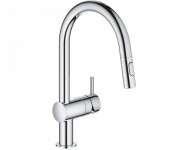 Смеситель для кухни Grohe Minta однорычажный с выдвижным изливом хром 30348001