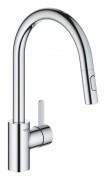 Смеситель для кухни Grohe Eurosmart Cosmopolitan однорычажный с выдвижным изливом латунь хром 31481001
