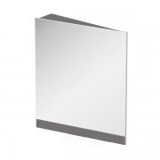 Дзеркало настінне кутовий Ravak 10 ° 650 L лівосторонній сірий глянець X000001077