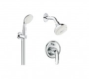 Душевой гарнитур скрытого монтажа Grohe Euroeco New хром 26000005  (32747000+26088001+26406001)  