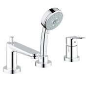 Смеситель для ванны Grohe BauEdge однорычажный на 3 отверстия хром 2511700A