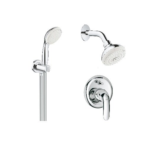 Душовий гарнітур прихованого монтажу Grohe Euroeco New хром 26000005 (32747000 + 26088001 + 26406001)