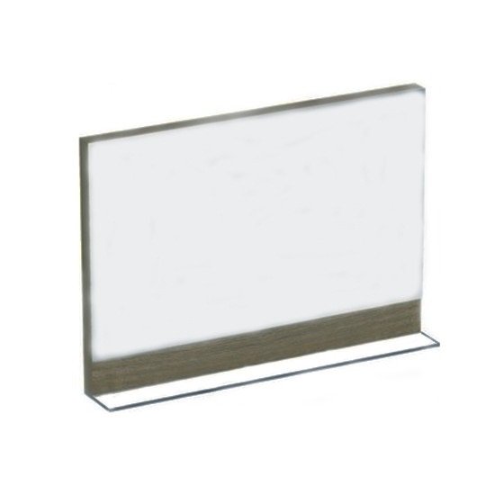 Зеркало настенное с полочкой Ravak Formy 800 МДФ прямоугольное орех X000001049