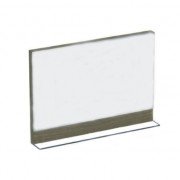 Дзеркало настінне з полицею Ravak Formy 1000 МДФ прямокутне горіх X000001050