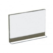 Зеркало настенное с полочкой Ravak Formy 800 МДФ прямоугольное орех X000001049