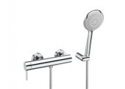 Душевой набор с однорычажным настенным смесителем для душа Roca Lanta латунь хром A5A2011C00