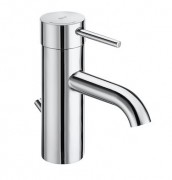 Смеситель для раковины однорычажный Roca Lanta с донным клапаном холодный старт латунь хром A5A3011C00