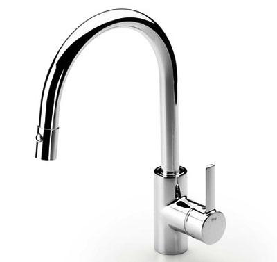 Змішувач для кухні з висувним поворотним виливом Roca Targa змішувач латунь хром A5A8160C00