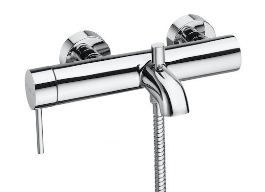 Смеситель для ванны и душа Roca Lanta однорычажный латунь хром A5A0211C00