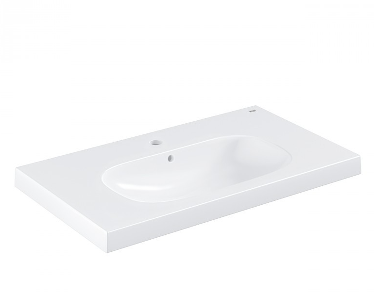 Раковина для ванної накладна на стільницю Grohe Euro Ceramic 80 альпін-білий 3958400H