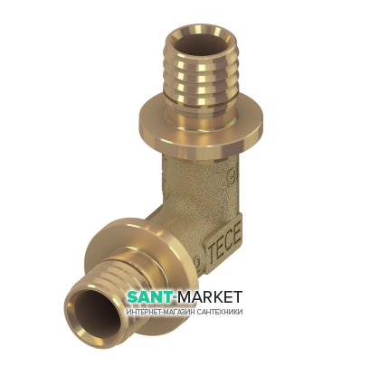 Угловое соединение TECE TECEflex 90° 25х25 латунь 767025