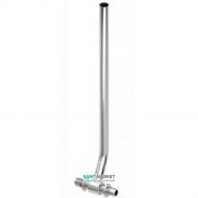 Трубка медная для подключения радиаторов Tece TECEflex Т-образная никелированная 20х15 L330 мм 715020