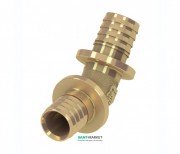 Угловое соединение TECE TECEflex 45° 50х50 латунь 707150