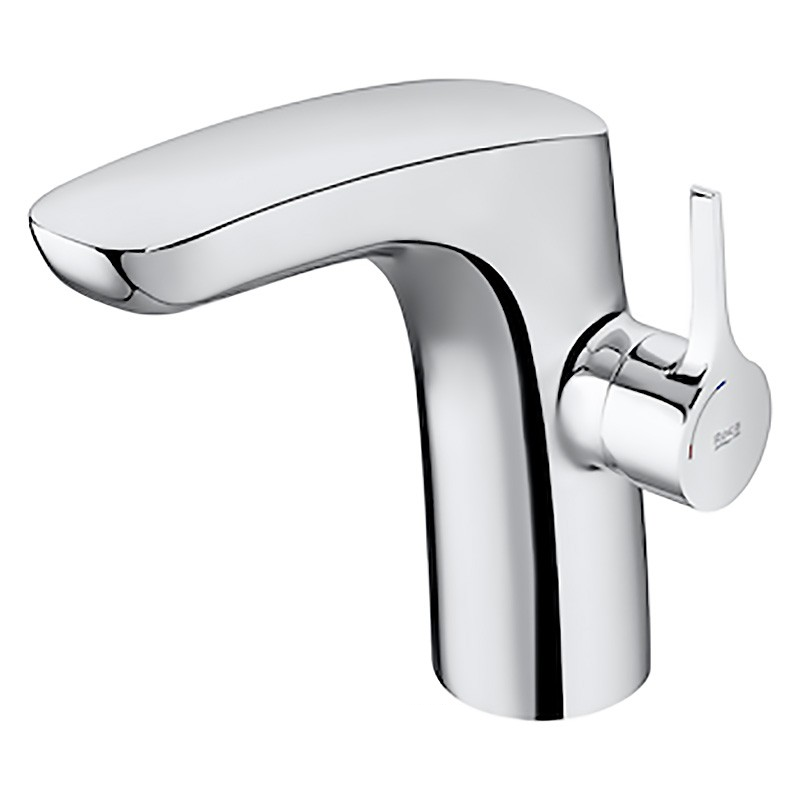 Смеситель для раковины Roca Insignia с боковым рычагом и донным клапаном click-clack латунь хром A5A323AC00