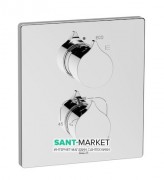 Вбудований термостатичний змішувач для душу (зовнішня частина) Roca Insignia латунь хром A5A2C3AC00