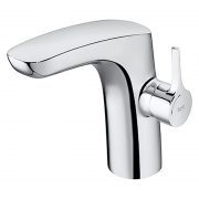 Смеситель для раковины Roca Insignia с боковым рычагом и донным клапаном click-clack латунь хром A5A323AC00